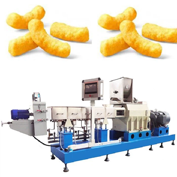 Extruding Corn Puff Snack Processing Line